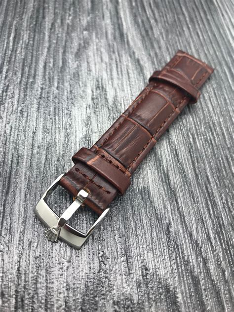 rolex leather strap|rolex original leather strap.